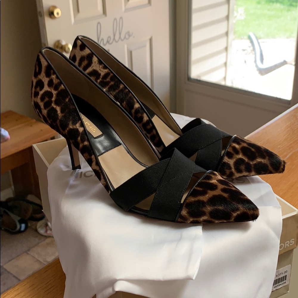 Michael Kors Stephani Leopard Shoe.